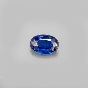 Cianite naturale blu da 0,55 ct, taglio ovale, VS