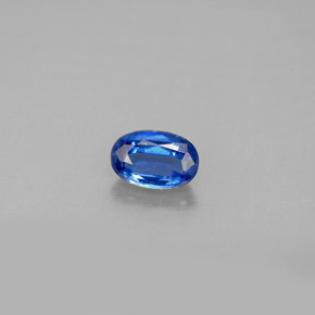 Cianite naturale blu da 0,59 ct, taglio ovale, VS