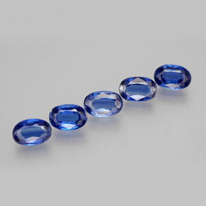 Cianite naturale blu da  ct, taglio ovale, VS