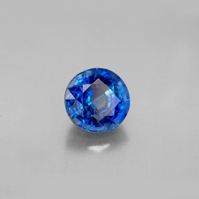 Cianite naturale blu da 1,98 ct, taglio rotondo, VS-SI