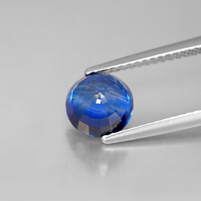 Cianite naturale blu da 1,98 ct, taglio rotondo, VS-SI