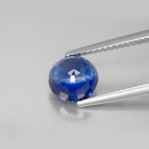 Cianite naturale blu da 2,02 ct, taglio rotondo, VS-SI
