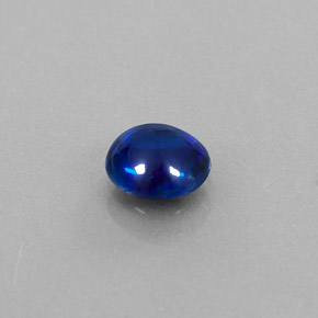 Cianite naturale blu da 0,96 ct, taglio rotondo, trasparente