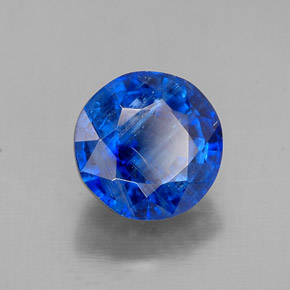 Cianite naturale blu da 1,82 ct, taglio rotondo, SI
