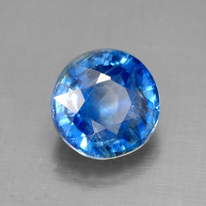 Cianite Blu naturale da 2.28 ct, Taglio rotondo, SI