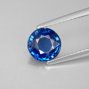 Cianite Blu naturale da 1.54 ct, Taglio rotondo, SI