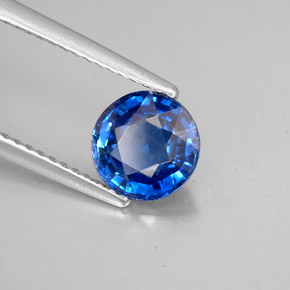 Cianite Blu naturale da 1.54 ct, Taglio rotondo, SI