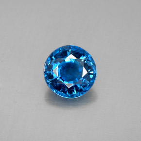 Cianite naturale blu da 1,63 ct, taglio rotondo, SI
