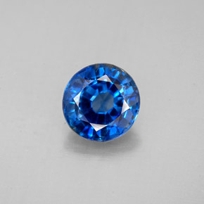 Cianite naturale blu da 1,66 ct, taglio rotondo, SI