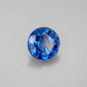 Cianite naturale blu da 1,66 ct, taglio rotondo, SI