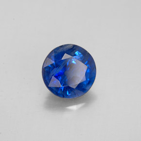 Cianite naturale blu da 1,61 ct, taglio rotondo, SI