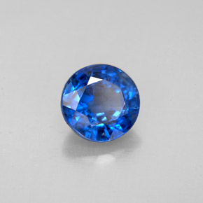 Cianite naturale blu da 1,73 ct, taglio rotondo, SI