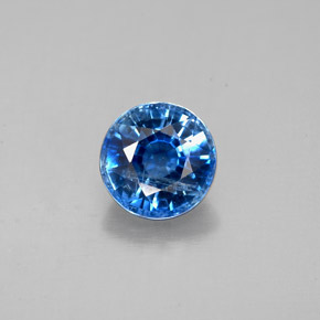 Cianite Blu naturale da 1.68 ct, Taglio rotondo, SI