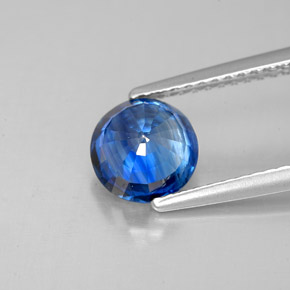 Cianite Blu naturale da 1.68 ct, Taglio rotondo, SI