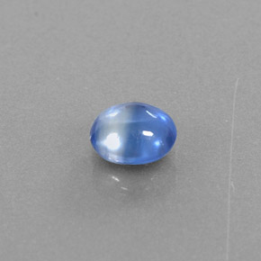 Cianite Blu naturale da 0.55 ct, Taglio rotondo, Trasparente