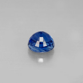 Cianite naturale blu da 1,31 ct, taglio rotondo, VS-SI