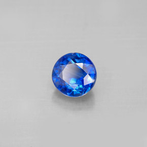 Cianite naturale blu da 1,49 ct, taglio rotondo, VS