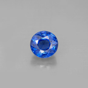 Cianite naturale blu da 1,44 ct, taglio rotondo, VS-SI