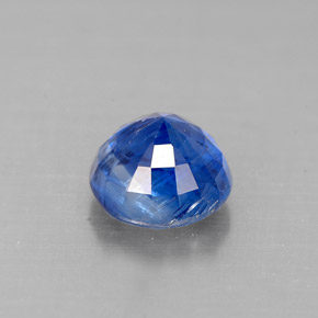 Cianite naturale blu da 1,23 ct, taglio rotondo, VS-SI