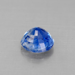 Cianite naturale blu da 1,08 ct, taglio rotondo, VS-SI