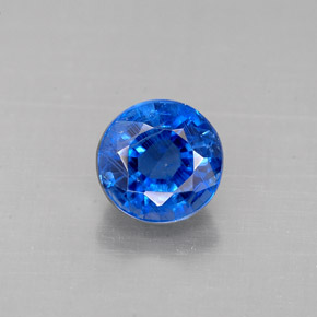 Cianite Blu naturale da 1.26 ct, Taglio rotondo, VS-SI