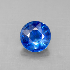 Cianite Blu naturale da 1.22 ct, Taglio rotondo, VS-SI