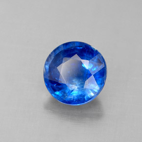 Cianite Blu naturale da 1.22 ct, Taglio rotondo, VS-SI