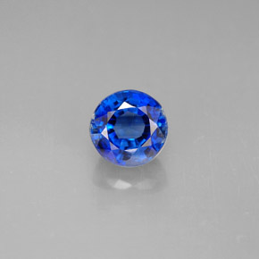 Cianite naturale blu da 1,41 ct, taglio rotondo, VS-SI
