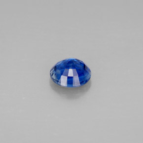 Cianite naturale blu da 0,96 ct, taglio rotondo, VS-SI