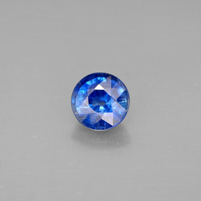 Cianite naturale blu da 1,16 ct, taglio rotondo, VS-SI