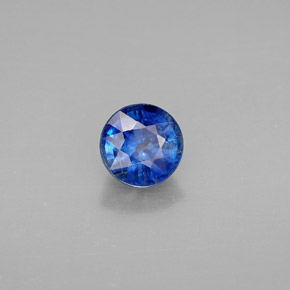 Cianite naturale blu da 1,16 ct, taglio rotondo, VS-SI