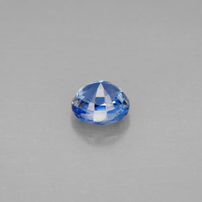 Cianite naturale blu da 1,15 ct, taglio rotondo, VS-SI