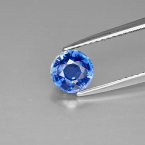 Cianite Blu naturale da 1.20 ct, Taglio rotondo, VS