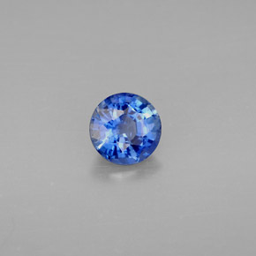 Cianite naturale blu da 0,98 ct, taglio rotondo, VS