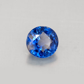 Cianite naturale blu da 1,02 ct, taglio rotondo, VS-SI