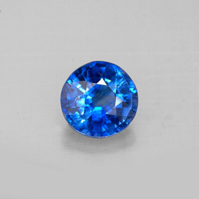 Cianite Blu naturale da 1.04 ct, Taglio rotondo, VS-SI