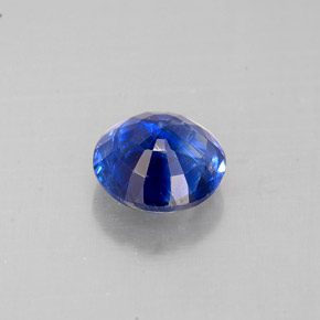 Cianite naturale blu da 1,17 ct, taglio rotondo, VS-SI
