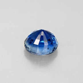 Cianite naturale blu da 1,13 ct, taglio rotondo, VS-SI