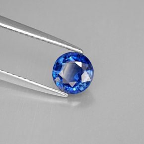 Cianite naturale blu da 1,05 ct, taglio rotondo, VS-SI