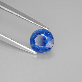 Cianite naturale blu da 1,03 ct, taglio rotondo, VS-SI