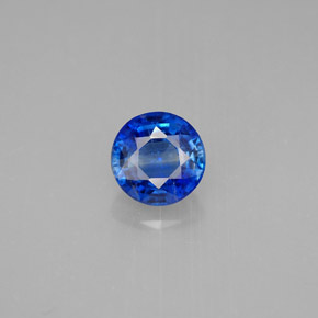 Cianite naturale blu da 1,14 ct, taglio rotondo, SI