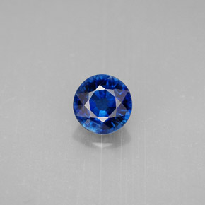 Cianite naturale blu da 1,04 ct, taglio rotondo, VS-SI