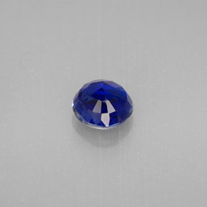 Cianite naturale blu da 1,20 ct, taglio rotondo, VS-SI