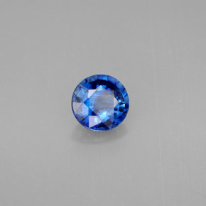 Cianite naturale blu da 0,92 ct, taglio rotondo, VS-SI