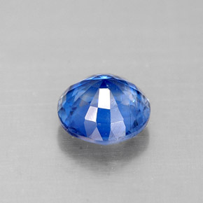 Cianite naturale blu da 0,81 ct, taglio rotondo, VS-SI
