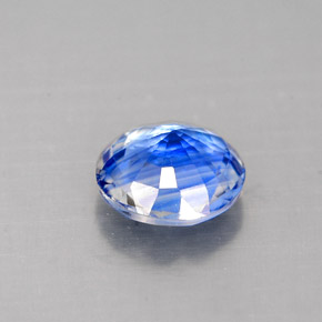 Cianite naturale blu da 0,97 ct, taglio rotondo, VS-SI