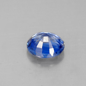 Cianite naturale blu da 0,87 ct, taglio rotondo, VS-SI