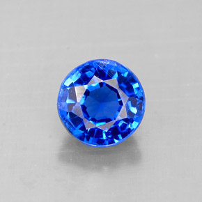 Cianite Blu naturale da 0.78 ct, Taglio rotondo, VS-SI