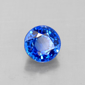 Cianite Blu naturale da 0.78 ct, Taglio rotondo, VS-SI