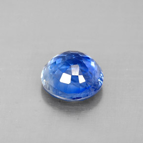 Cianite naturale blu da 0,89 ct, taglio rotondo, VS